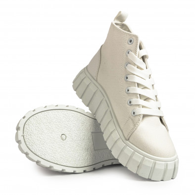 Γυναικεία λευκά ψηλά sneakers Mellisa MS3018 it260721-1 5