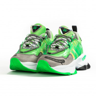 Γυναικεία πράσινα sneakers Sense8 tr240320-1 3
