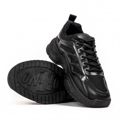 Ανδρικά μαύρα αθλητικά παπούτσια Joy Way R650-A it040223-14 4
