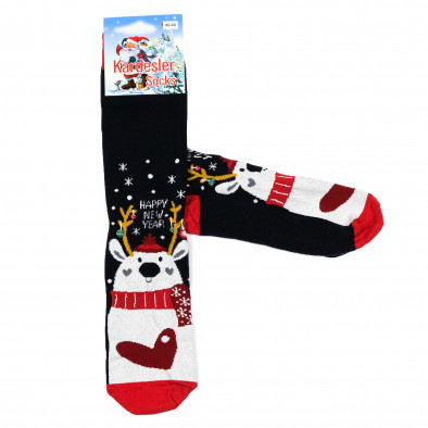 Ανδρικές Χριστουγεννιάτικες κάλτσες σκούρο μπλε 1 ζευγάρι il161220-36 2