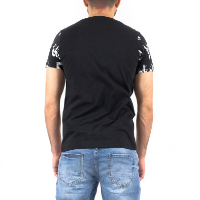 Ανδρική μαύρη κοντομάνικη μπλούζα Lagos 21217 tr250322-33 3