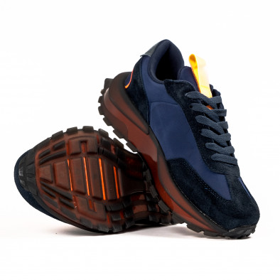 Ανδρικά sneakers indigo χρώμα 229-3 it050822-4 5