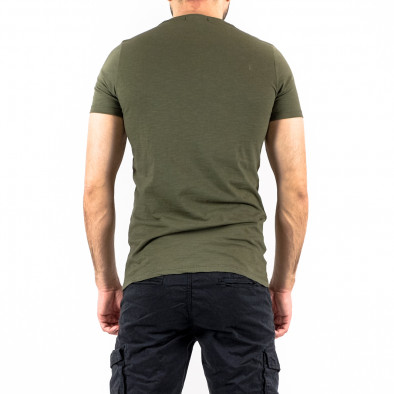 Ανδρική πράσινη κοντομάνικη μπλούζα Lagos 21372 tr250322-59 3
