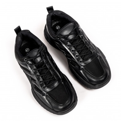 Ανδρικά μαύρα αθλητικά παπούτσια Joy Way R650-A it040223-14 3
