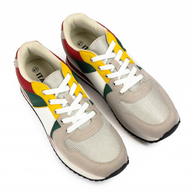 Ανδρικά γκρι αθλητικά παπούτσια Itazero R83-Gray it220322-71 2