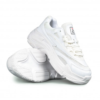 Ανδρικά λευκά sneakers All white gr040222-23 3