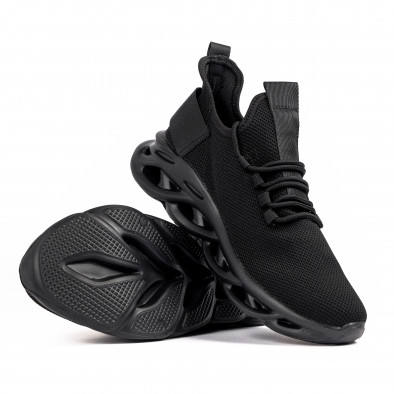 Ανδρικά μαύρα αθλητικά παπούτσια Rogue Jomix SU0571-1 it170522-8 4