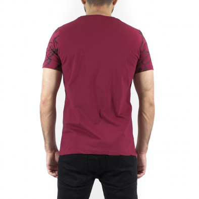 Lagos Ανδρική κόκκινη κοντομάνικη μπλούζα  21302 tr250322-39 3