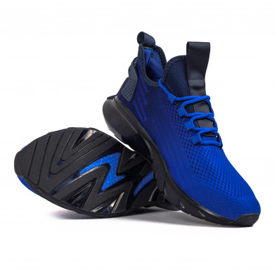 Ανδρικά μπλε αθλητικά παπούτσια Bazaar Charm GF100-7 it220322-4 4