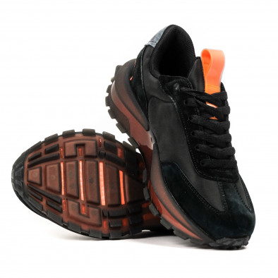 Ανδρικά μαύρα sneakers Kiss GoGo 229-5 it300822-18 4