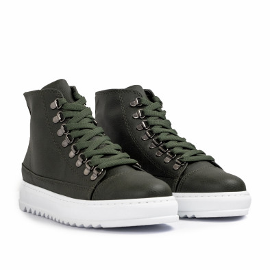 Ανδρικά πράσινα sneakers Trekking design tr181120-4 4