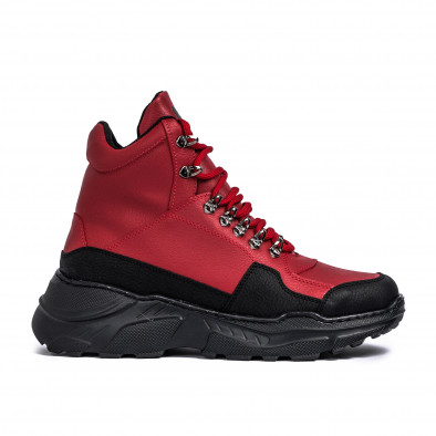 Ανδρικά κόκκινα sneakers Trekking design tr131120-2 2