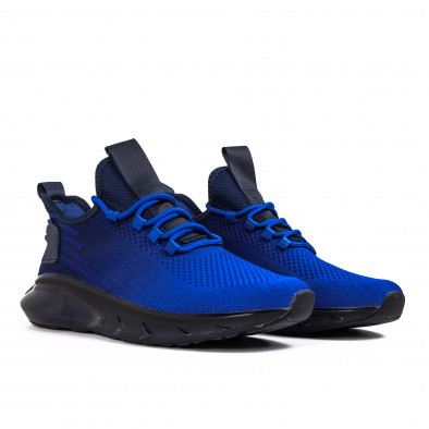 Ανδρικά μπλε αθλητικά παπούτσια Bazaar Charm GF100-7 it220322-4 3