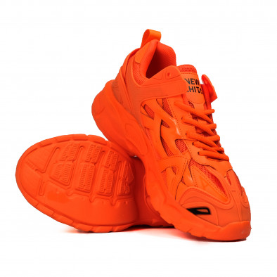 Ανδρικά πορτοκαλιά sneakers Vibrant Fluo 920 gr090922-10 4