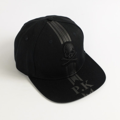 Ανδρικό μαύρο καπέλα FM it080520-80 2