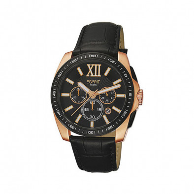 Ανδρικό ρολόι Esprit Quartz Chronograph PVD Black ES103591003