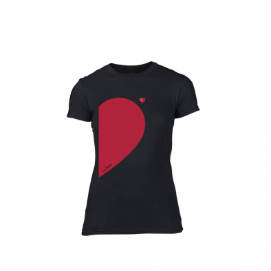 Γυναικεία Μπλούζα Half Heart μαύρο Χρώμα Μέγεθος S TMNLPF004S 2