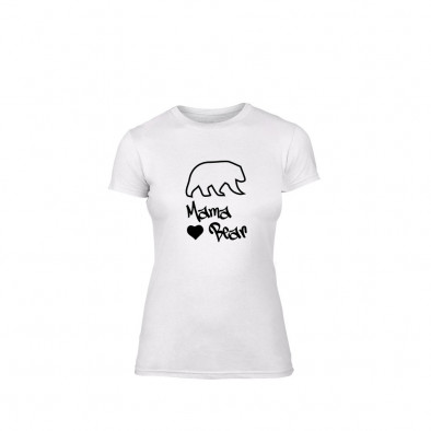 Γυναικεία Μπλούζα Papa Bear Mama Bear λευκό Χρώμα Μέγεθος S TMNLPF183S 2