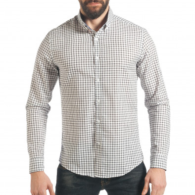 Ανδρικό λευκό πουκάμισο Mario Puzo tsf220218-1 2