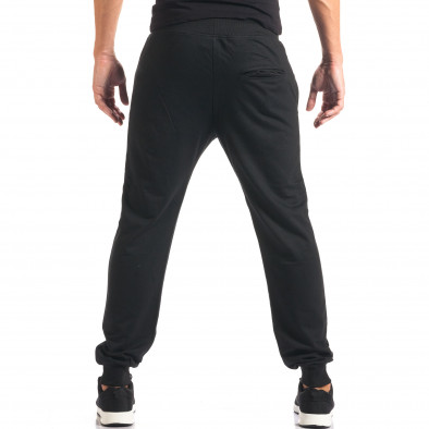 Ανδρικό μαύρο παντελόνι jogger Top Star it160816-30 3