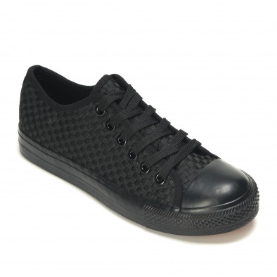 Ανδρικά μαύρα sneakers Bella Comoda it050816-7 3