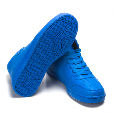 Ανδρικά γαλάζια sneakers Niadi it220316-1 4