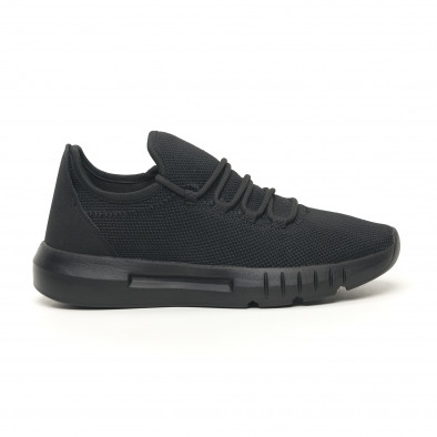 Ανδρικά αθλητικά παπούτσια ελαφρύ μοντέλο All Black it041119-4 3