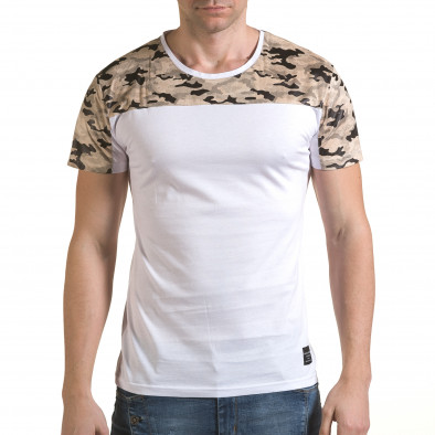Ανδρική καμουφλαζ κοντομάνικη μπλούζα SAW il170216-45 2