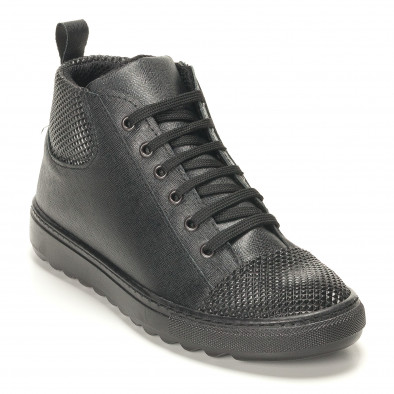 Ανδρικά μαύρα sneakers Shoes in Progress it141016-2 3