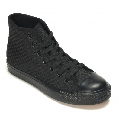 Ανδρικά μαύρα sneakers Bella Comoda it050816-5 3