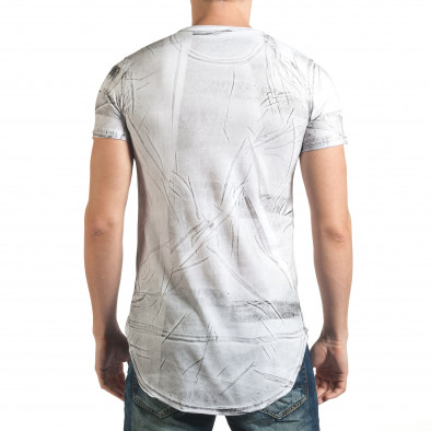 Ανδρική λευκή κοντομάνικη μπλούζα Millionaire il140416-15 3
