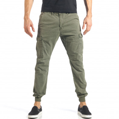 Ανδρικό πράσινο παντελόνι XZX-Star it290118-26 2