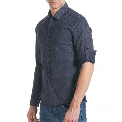 Ανδρικό γαλάζιο πουκάμισο Mario Puzo tsf070217-12 4