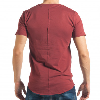 Ανδρική κόκκινη κοντομάνικη μπλούζα Breezy tsf020218-7 3