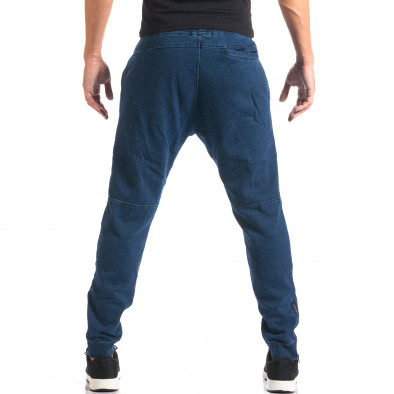 Ανδρικό γαλάζιο παντελόνι jogger Bread & Buttons it160816-35 3