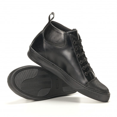 Ανδρικά μαύρα sneakers Shoes in Progress it141016-3 4