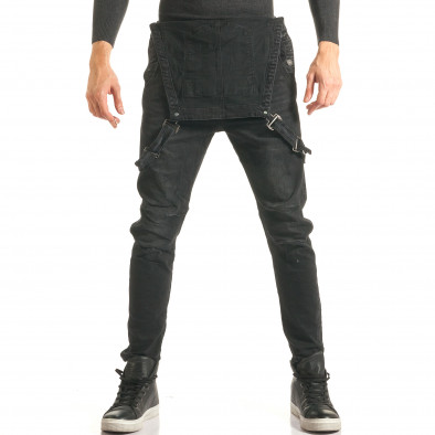 Ανδρικό μαύρο τζιν σαλοπετα Always Jeans it181116-62 2