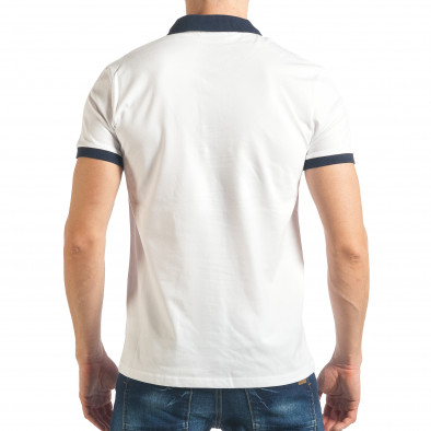 Ανδρική λευκή πολο Madmext tsf020218-59 3