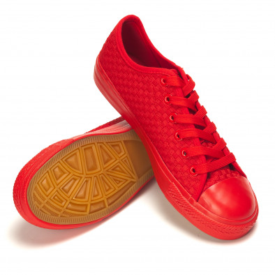 Ανδρικά κόκκινα sneakers Bella Comoda it050816-6 4