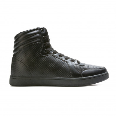 Ανδρικά μαύρα sneakers Niadi it211015-1 2