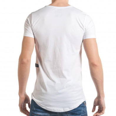 Ανδρική λευκή κοντομάνικη μπλούζα Breezy tsf060217-50 3