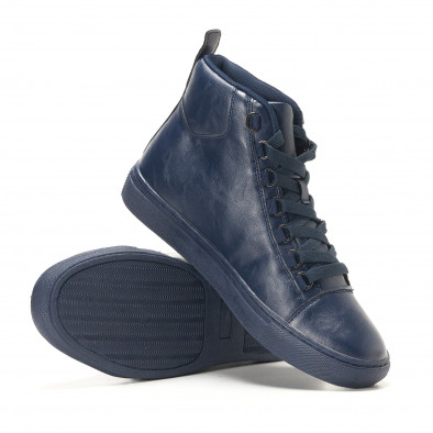 Ανδρικά γαλάζια sneakers Niadi it291117-30 4