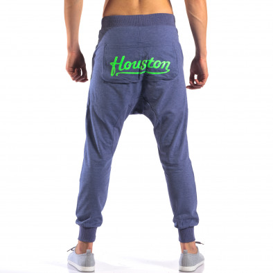 Ανδρικό γαλάζιο παντελόνι jogger New Star it140616-19 3