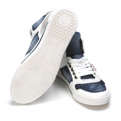 Ανδρικά γαλάζια sneakers Staka It050216-16 4