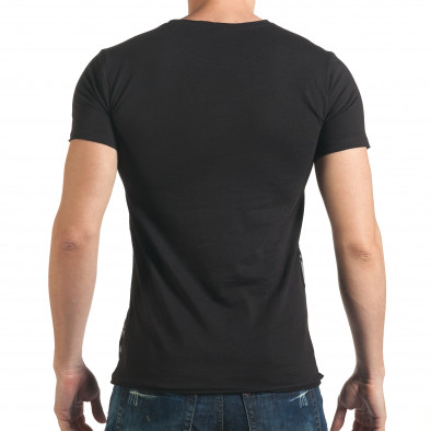 Ανδρική μαύρη κοντομάνικη μπλούζα Catch il140416-12 3