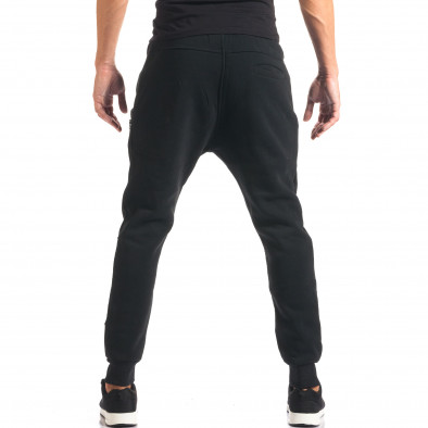 Ανδρικό μαύρο παντελόνι jogger Top Star it160816-1 3