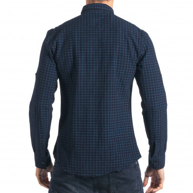 Ανδρικό γαλάζιο πουκάμισο Mario Puzo tsf270917-14 3