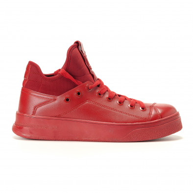 Ανδρικά κόκκινα sneakers Montefiori it200917-14 2