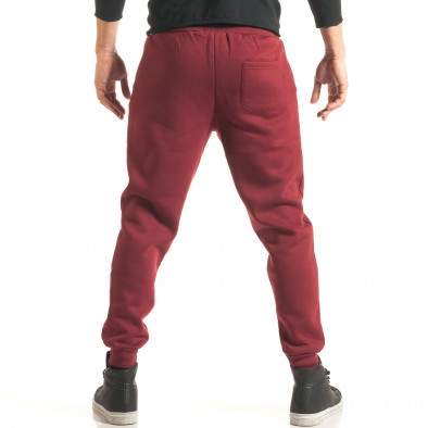 Ανδρικό κόκκινο παντελόνι jogger Enos it181116-40 3