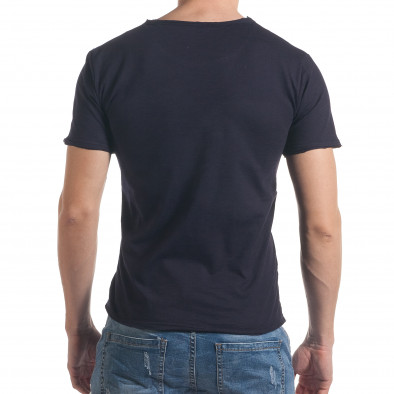 Ανδρική γαλάζια κοντομάνικη μπλούζα Enjoy it030217-4 3